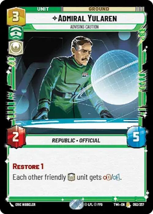 Admiral Yularen (092/257) [Twilight of the Republic] | Silver Goblin