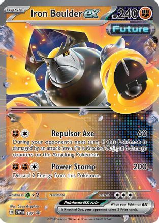 Iron Boulder ex - 147 (147) Holofoil - SV Scarlet & Violet Promo Cards