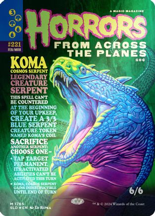 Koma, Cosmos Serpent (1765) Foil - Secret Lair Drop Series