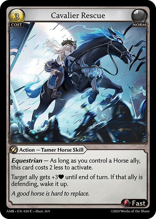 Cavalier Rescue (034) [Mortal Ambition] Foil