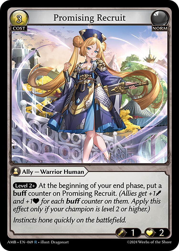 Promising Recruit (069) [Mortal Ambition] Foil
