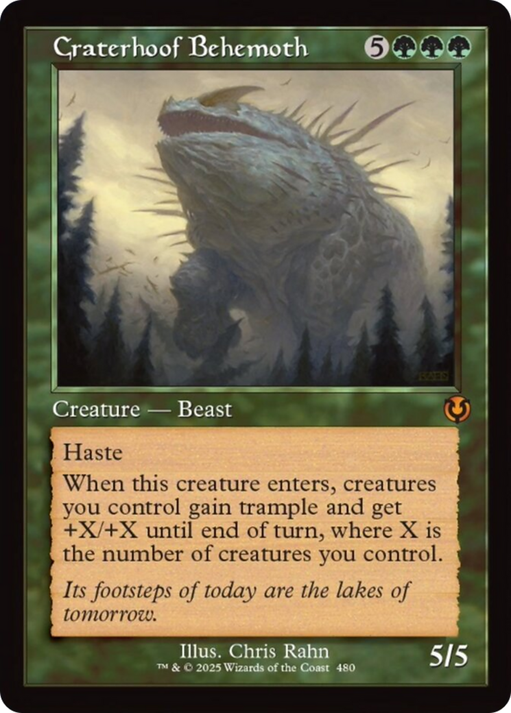 Craterhoof Behemoth (Retro Frame) [Innistrad Remastered] | Silver Goblin