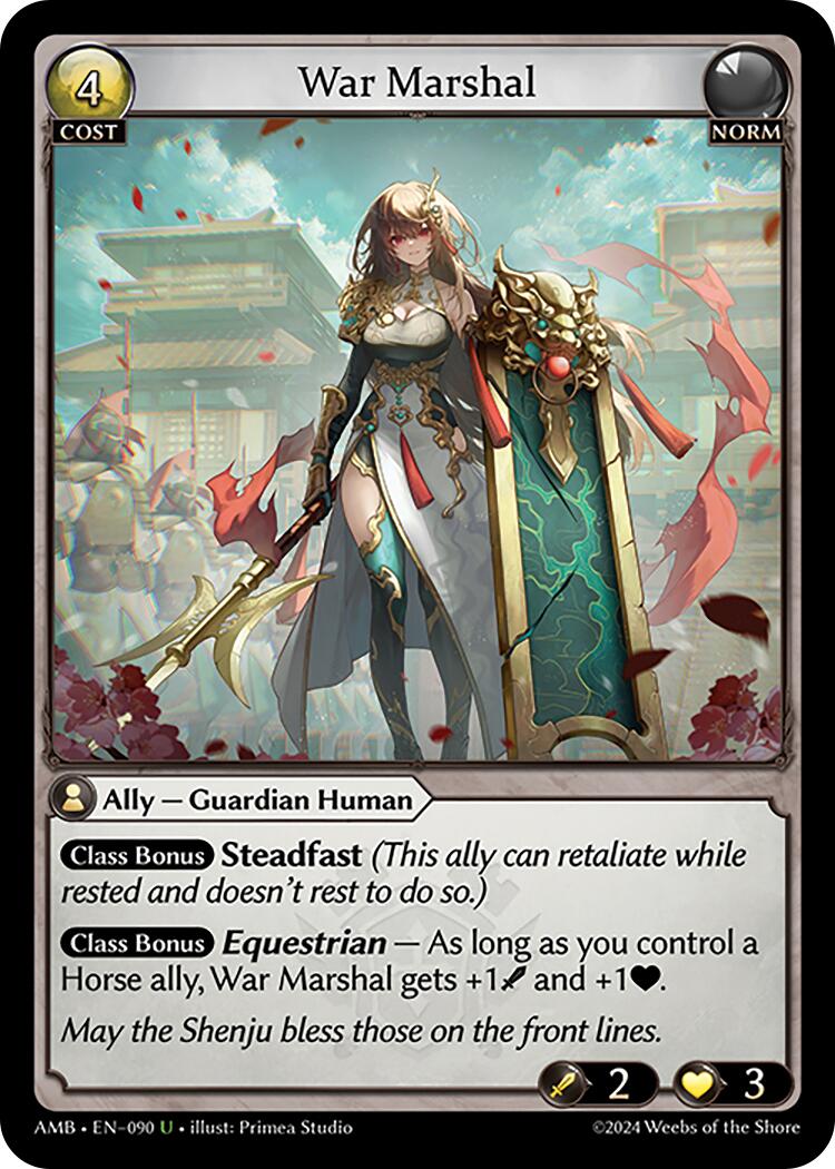 War Marshal (090) [Mortal Ambition] Foil