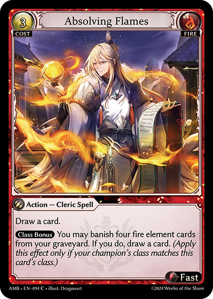 Absolving Flames (094) [Mortal Ambition] Foil