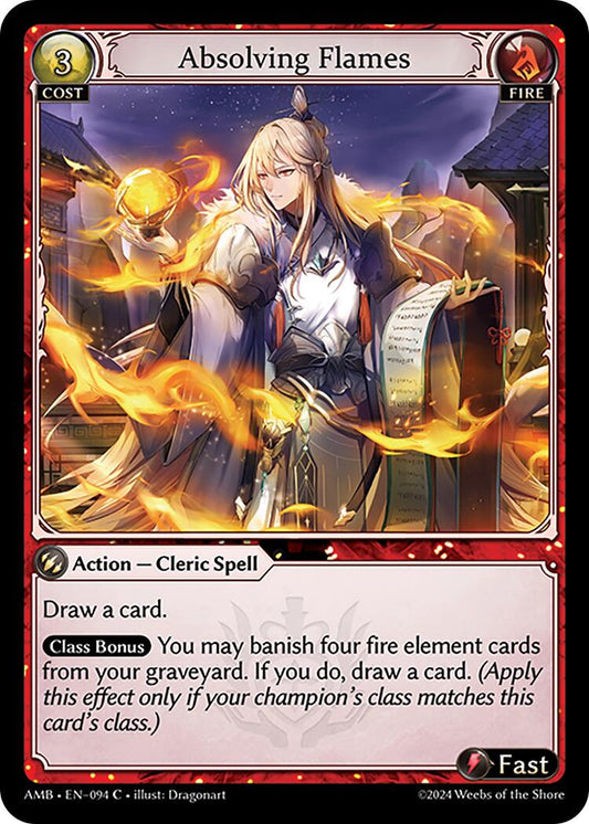 Absolving Flames (094) [Mortal Ambition] Foil