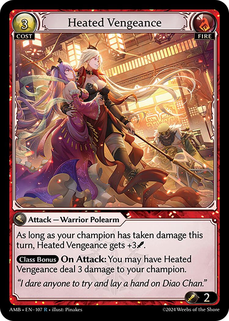 Heated Vengeance (107) [Mortal Ambition] Foil