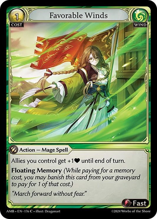 Favorable Winds (176) [Mortal Ambition] Foil