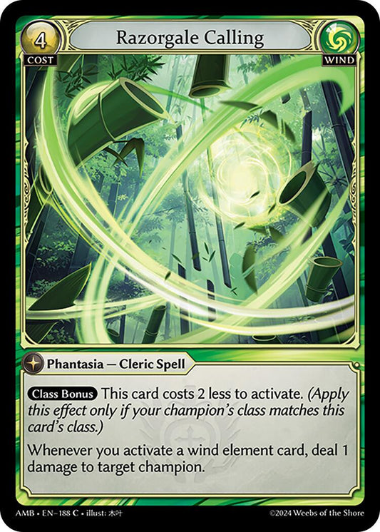 Razorgale Calling (188) [Mortal Ambition] Foil