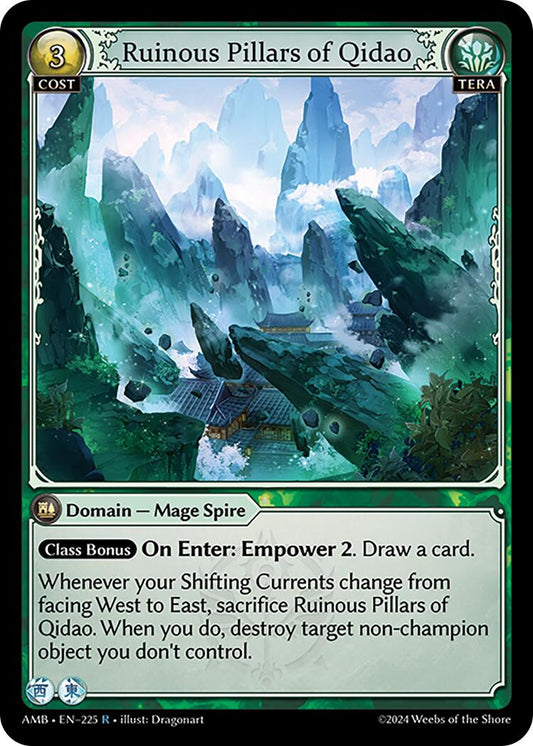 Ruinous Pillars of Qidao (225) [Mortal Ambition] Foil