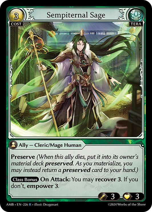 Sempiternal Sage (226) [Mortal Ambition] Foil