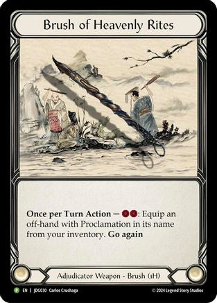 Brush of Heavens Rites (JDG030) Cold Foil - FaB Promos