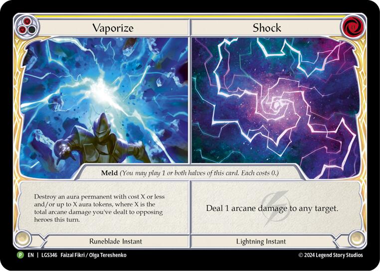 Vaporize // Shock - LGS346 [LGS346] (Promo)  Cold Foil | Silver Goblin