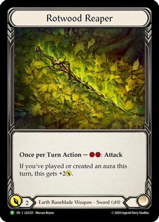 Rotwood Reaper - LGS331 (LGS331) Rainbow Foil - Flesh and Blood: Promo Cards