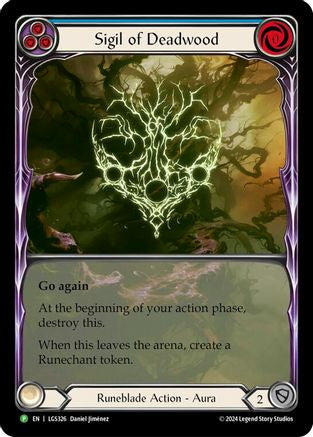 Sigil of Deadwood (Extended Art) - LGS326 (LGS326) Rainbow Foil - Flesh and Blood: Promo Cards