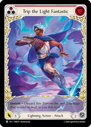 Trip the Light Fantastic (Red) (Extended Art) (FAB275) Rainbow Foil - FaB Promos