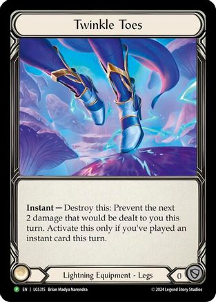 Twinkle Toes (LGS315) Rainbow Foil - FaB Promos