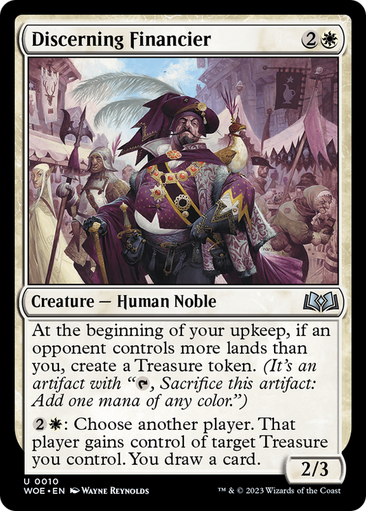Discerning Financier [Wilds of Eldraine] Foil