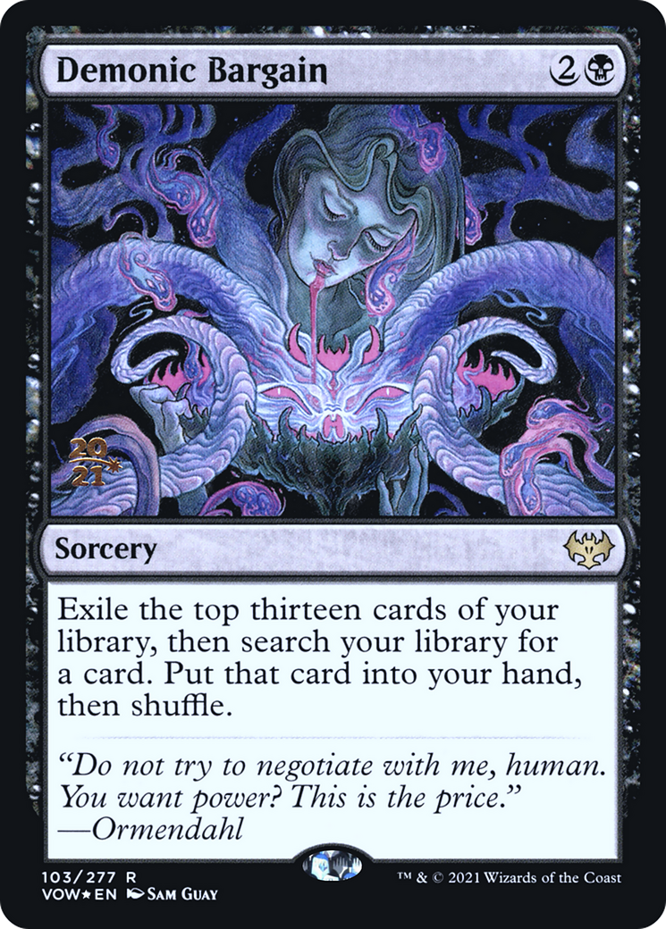 Demonic Bargain [Innistrad: Crimson Vow Prerelease Promos]