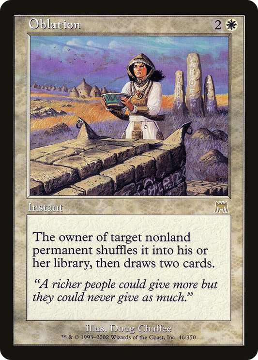 Oblation [Onslaught] Foil