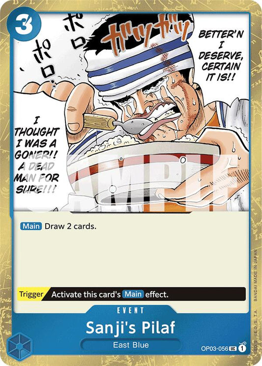 Sanji's Pilaf (Jolly Roger Foil) Foil (OP03-056) - Premium Booster -The Best-