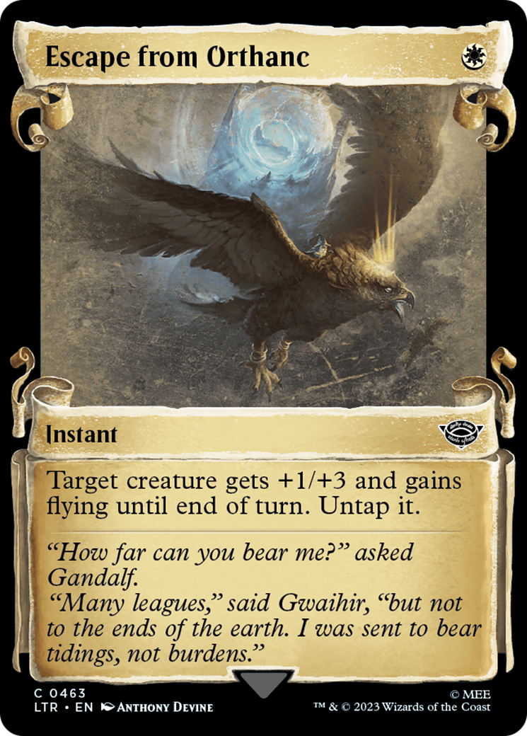 Escape from Orthanc [The Lord of the Rings: Tales of Middle-Earth Showcase Scrolls] Foil