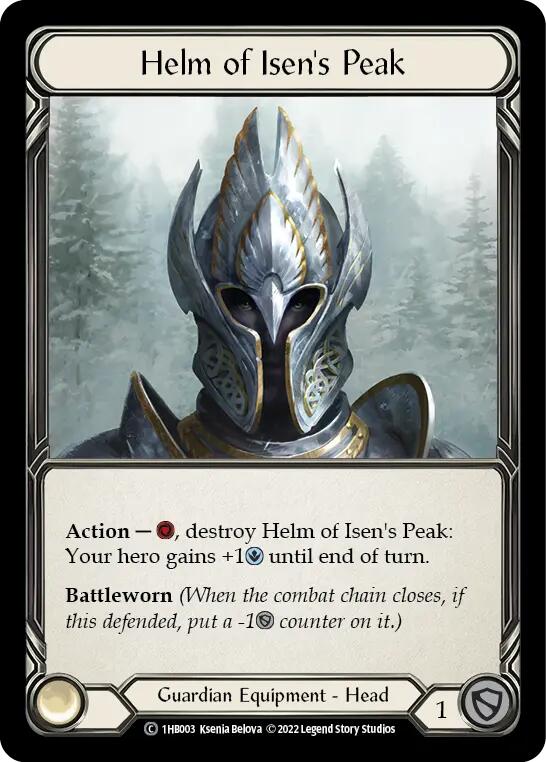 Helm of Isen's Peak [1HB003] (History Pack 1 Bravo Blitz Deck) | Silver Goblin