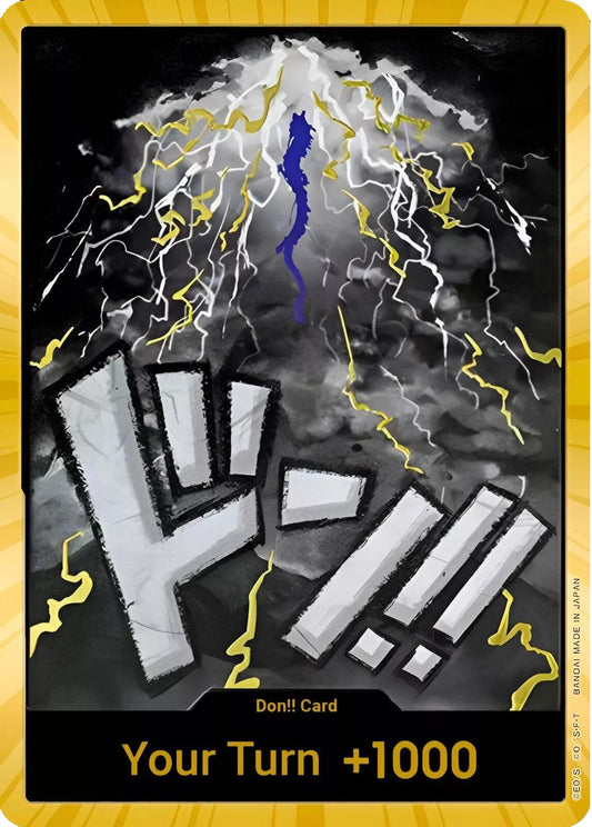 DON!! Card (Kaido) (Gold) Foil - Premium Booster -The Best-