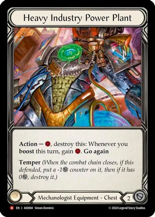 Heavy Industry Power Plant (AIO004) Rainbow Foil - Armory Deck: Dash