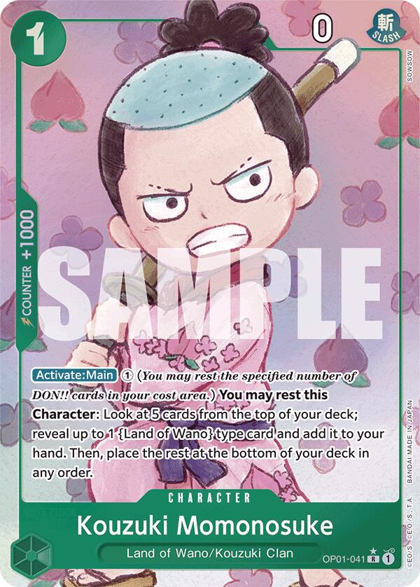 Kouzuki Momonosuke (Alternate Art) (SOWSOW) [Extra Booster: Memorial Collection] | Silver Goblin