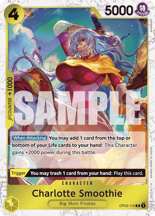 Charlotte Smoothie (Alternate Art) (Hashimoto Q) [Extra Booster: Memorial Collection] | Silver Goblin