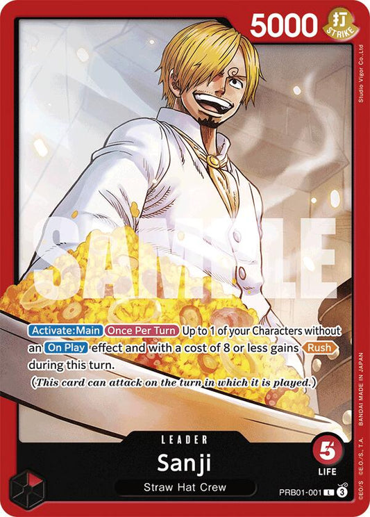 Sanji (PRB01-001)  (PRB01-001) - Premium Booster -The Best-