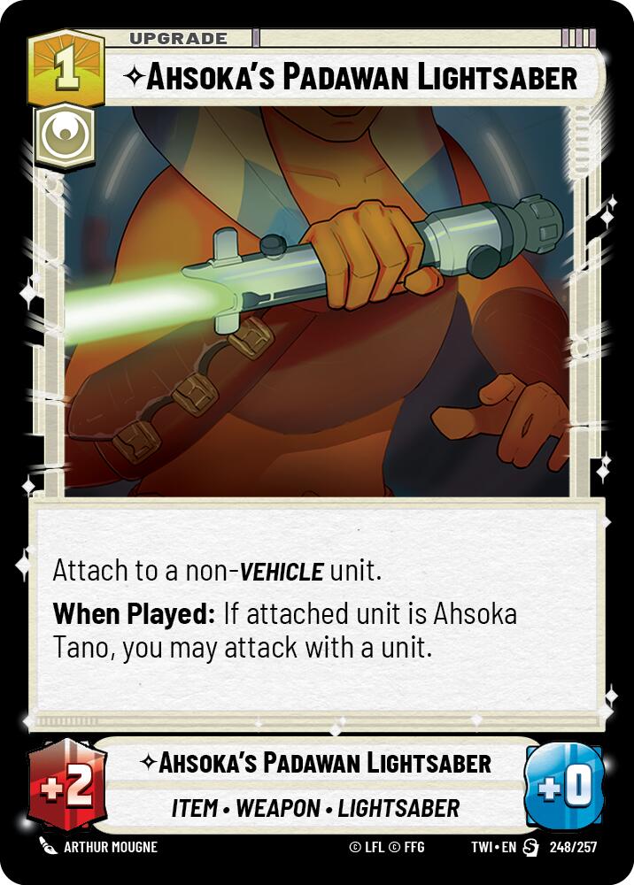 Ahsoka's Padawan Lightsaber (248/257) [Twilight of the Republic] | Silver Goblin