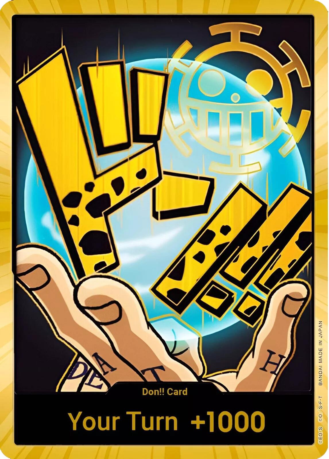 DON!! Card (Trafalgar Law) (Gold) [Premium Booster -The Best-] | Silver Goblin