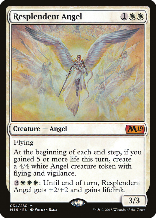 Resplendent Angel [Core Set 2019] Foil
