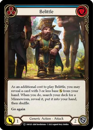 Belittle (Blue) (1HV025) - Blitz Deck: Historic Pack 1 - Viserai