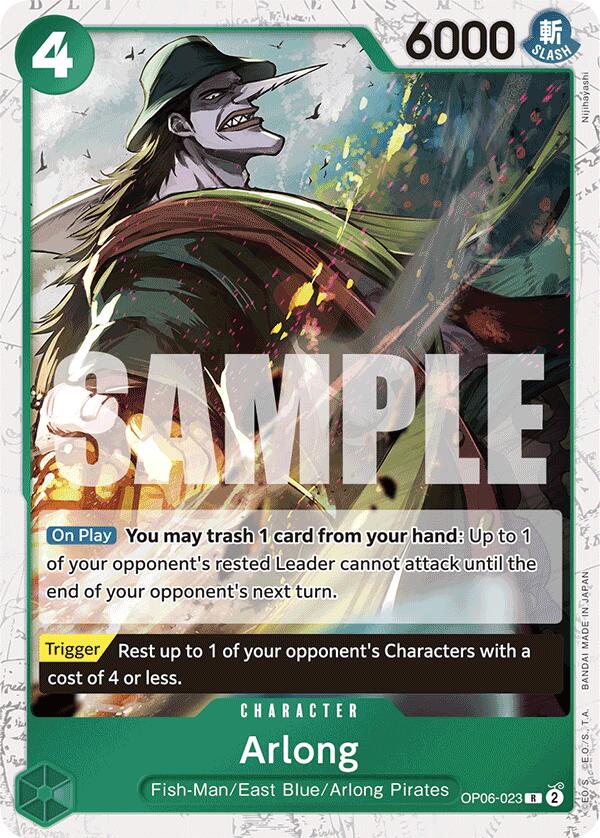 Arlong (Alternate Art) [Extra Booster: Memorial Collection] | Silver Goblin