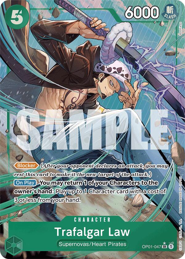 Trafalgar Law (Alternate Art) [Extra Booster: Memorial Collection] | Silver Goblin