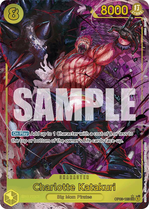 Charlotte Katakuri (Alternate Art) Foil (OP03-123) - Premium Booster -The Best-