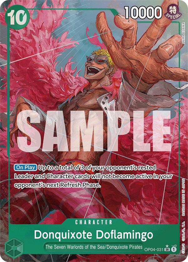 Donquixote Doflamingo (Alternate Art) Foil (OP04-031) - Premium Booster -The Best-