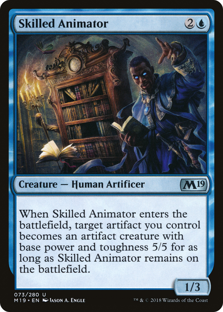 Skilled Animator (073) Foil - Core Set 2019