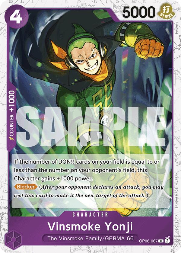 Vinsmoke Yonji (Alternate Art) (Hashimoto Q) [Premium Booster] | Silver Goblin