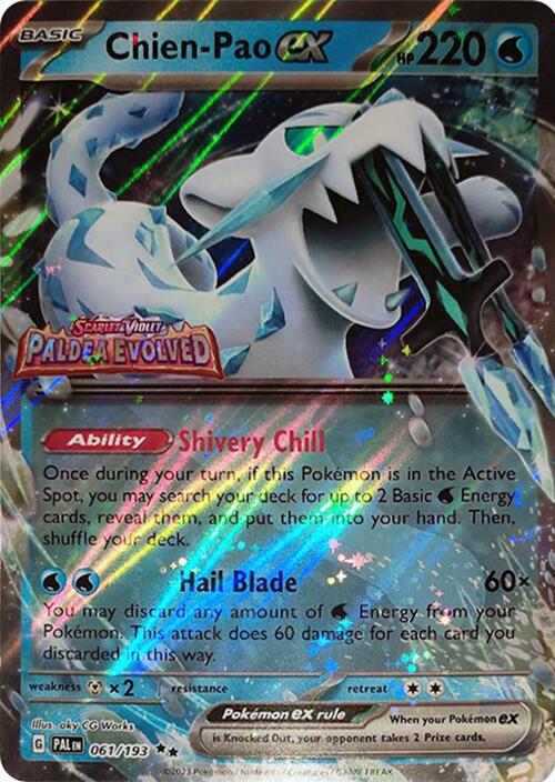 Chien-Pao ex (061/193) (Jumbo) [Scarlet & Violet: Paldea Evolved] | Silver Goblin