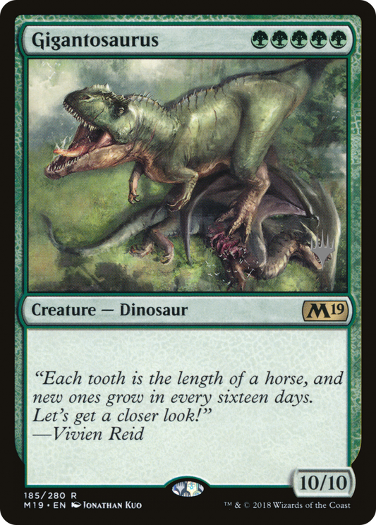 Gigantosaurus (Promo Pack) [Core Set 2019 Promos]