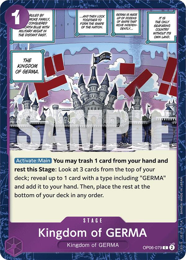 Kingdom of GERMA (Alternate Art) [Premium Booster] | Silver Goblin