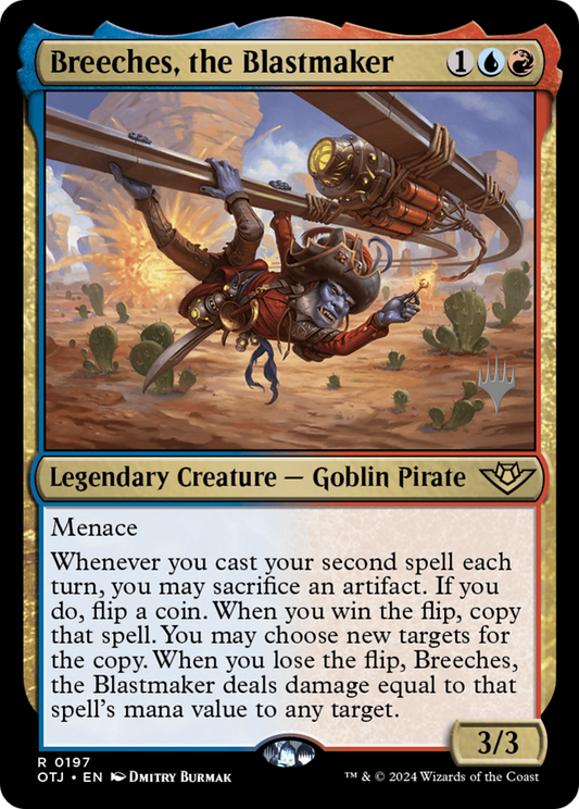 Breeches, the Blastmaker (Promo Pack) [Outlaws of Thunder Junction Promos] Foil