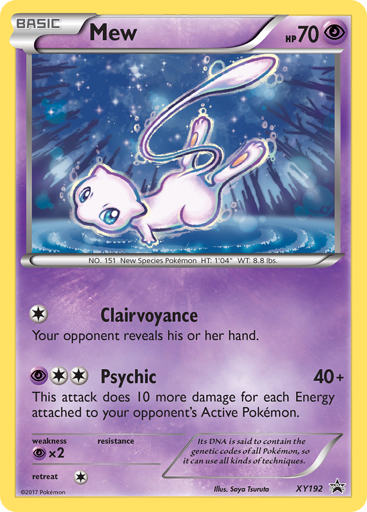 Mew (XY192) [XY: Black Star Promos] | Silver Goblin