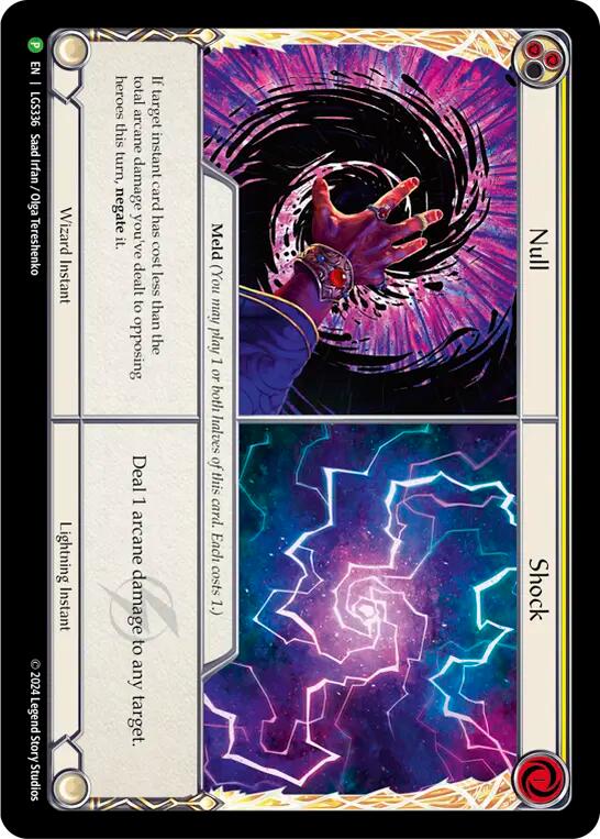 Null // Shock [LGS336] (Promo)  Cold Foil | Silver Goblin