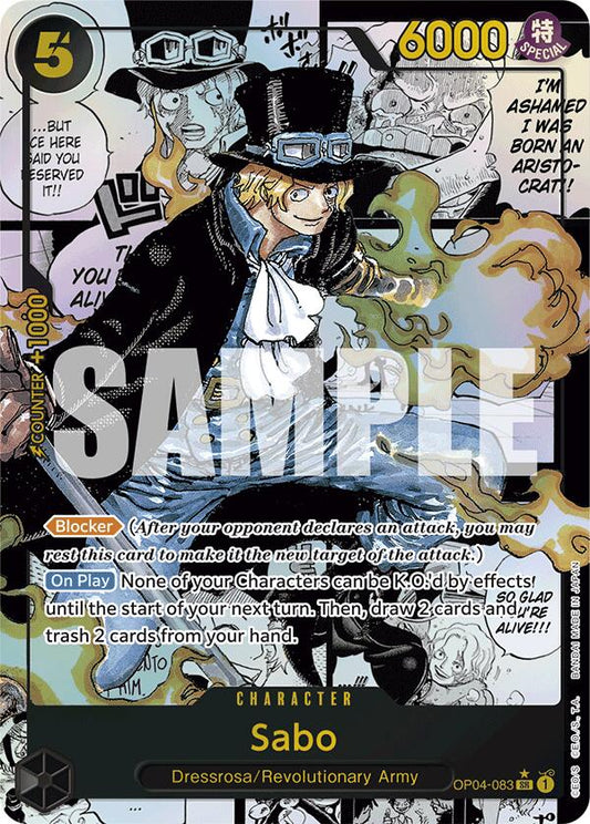 Sabo (OP04-083) (Manga) Foil (OP04-083) - Premium Booster -The Best-