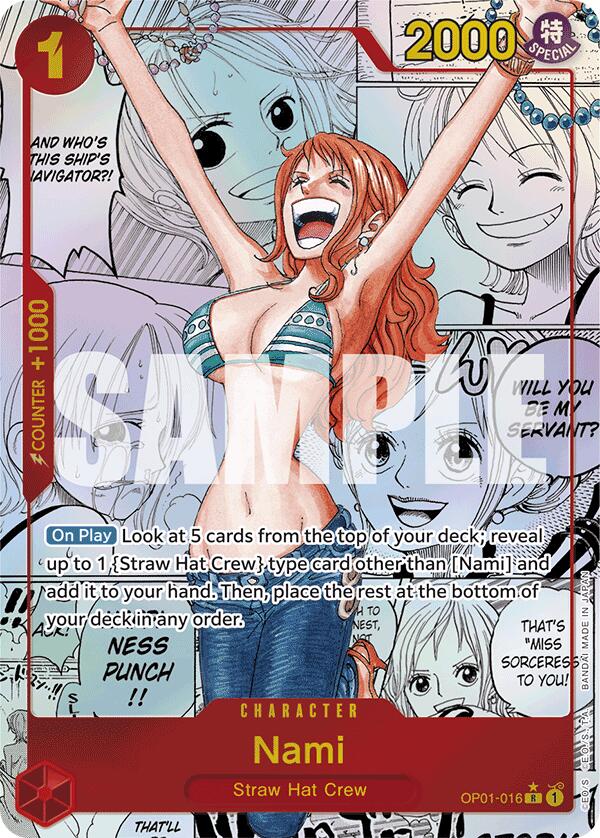 Nami (OP01-016) (Manga) [Premium Booster -The Best-] | Silver Goblin