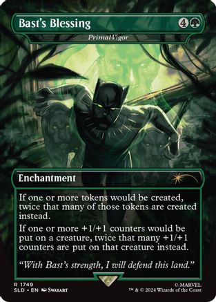 Bast's Blessing – Primal Vigor (1749) Foil - Secret Lair Drop
